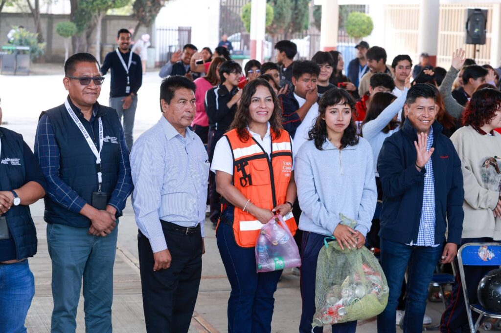 Lupita Cuautle, San Andrés Cholula, Escuelas Sostenibles con Rumbo, programa, Tehuiloyocan