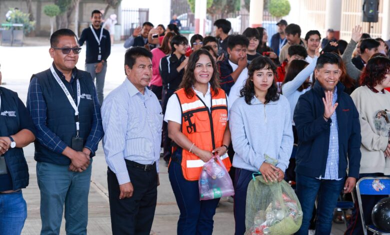 Lupita Cuautle, San Andrés Cholula, Escuelas Sostenibles con Rumbo, programa, Tehuiloyocan