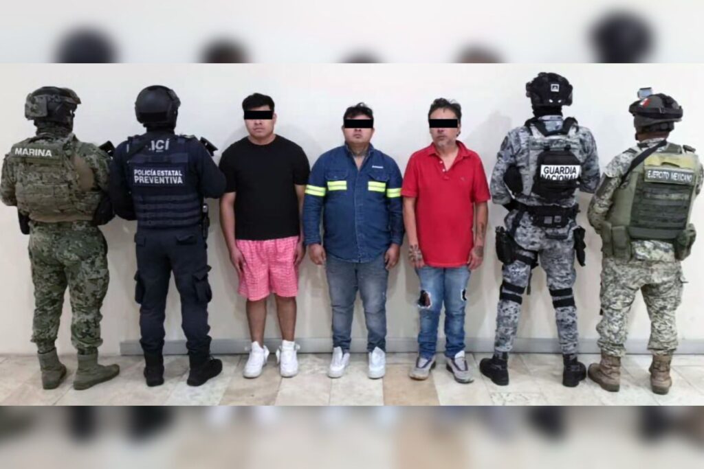 SSP, Semar, detenidos, asaltos, autopista, robo de generadores eléctricos, droga
