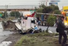 volcadura, choque, Periférico, Bulevar Forjadores, tractocamión