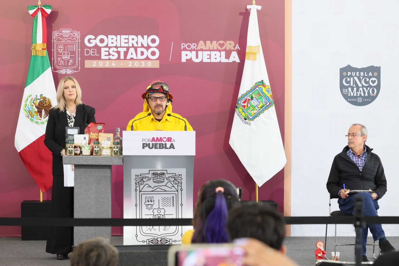Gobierno de Puebla, incendios forestales, Canadá, apoyo internacional