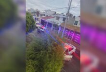 choque, disparos, San José Mayorazgo, SSC, denuncia