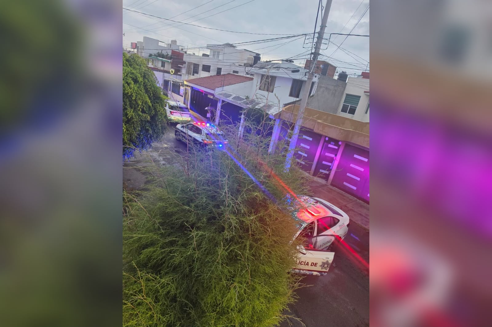 choque, disparos, San José Mayorazgo, SSC, denuncia