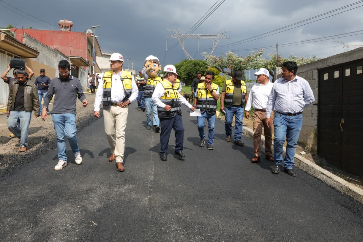 rehabilitación de vialidades, Gobierno de Puebla, Puebla capital, Alejandro Armenta, San Jerónimo Caleras