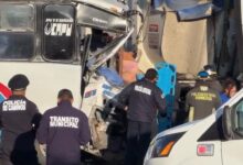 accidente, choque, carretera federal a Tehuacán, Amozoc, choque
