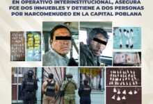 operativos, cateos, narcomenudeo, droga, Puebla capital, detenidos, FGE