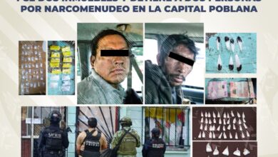 operativos, cateos, narcomenudeo, droga, Puebla capital, detenidos, FGE