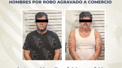 detenidos, Coppel Xilotzingo, SSC, FGE, robo agravado, teléfonos celulares