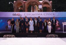 San Andrés Cholula, Lupita Cuautle, ceremonia cívica