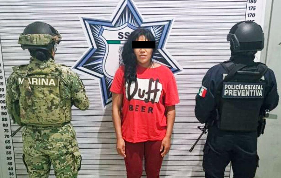 detenida, droga, SSP, Plaza Mazarik, disparos, Periférico Ecológico, Puebla-Tehuacán