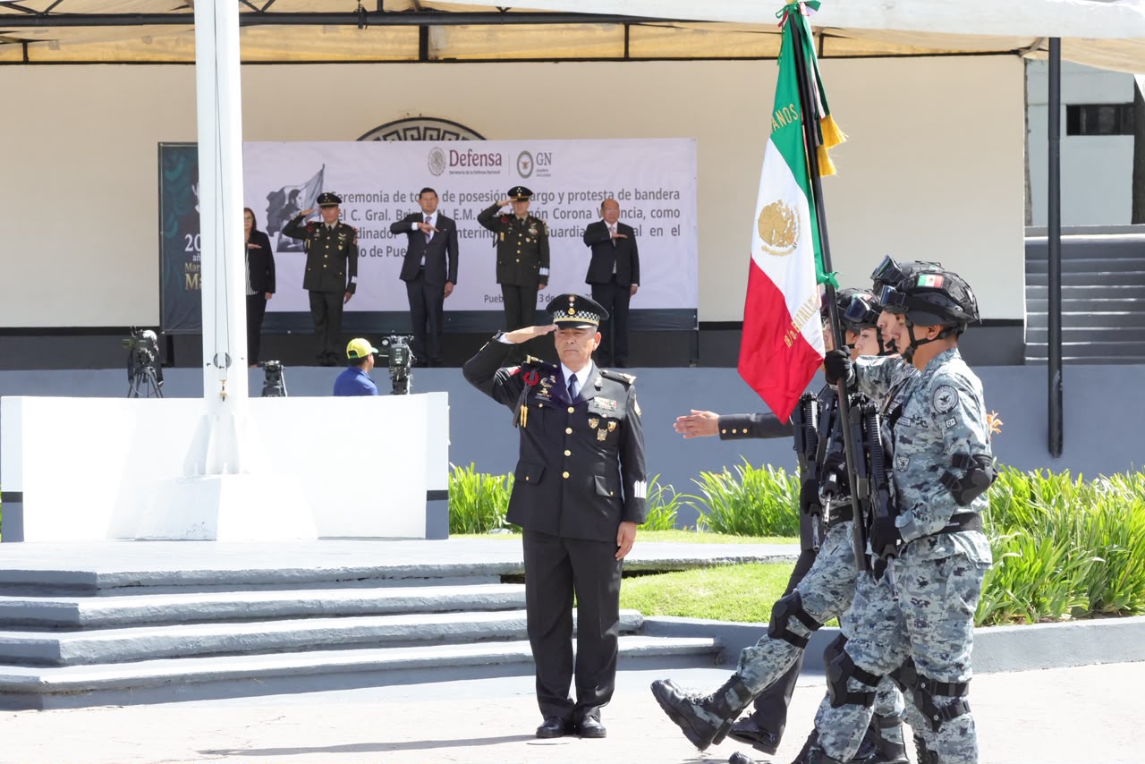 Gobierno de Puebla, Guardia Nacional, estrategia de seguridad, Alejandro Armenta, Saúl Luna Jaimes