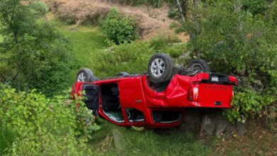 accidente, volcadura, Zautla, cuerpos de emergencia, FGE
