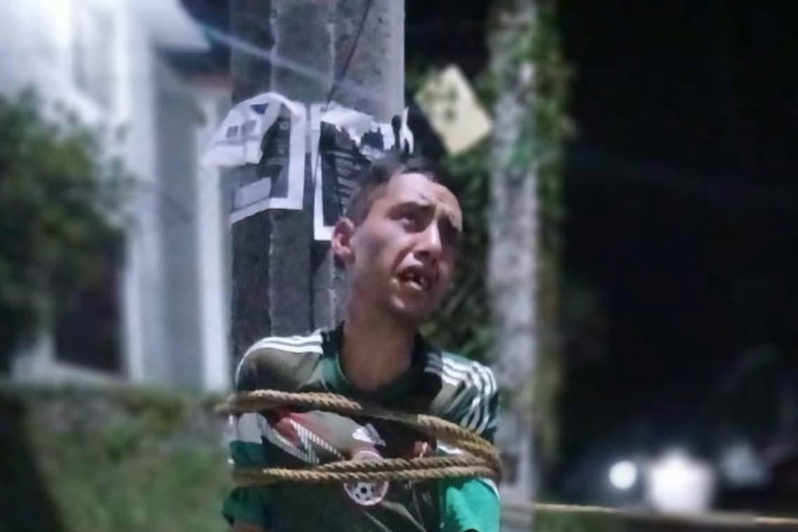 ladrón, detenido, Cuautlita, Huauchinango, linchamiento