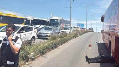 accidente, aplastado, autobús AU, Santa María La Rivera, SSC