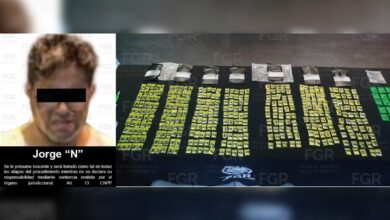detenido, FGR, cocaína, metanfetaminas, Jalpan, autopista México-Tuxpan
