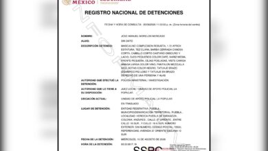 detenido, Cártel del Despojo, FGE, aprehensión, Registro Nacional de Detenciones, José Manuel Morelos Mercado