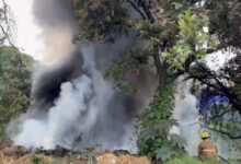 incendio, barranca, basura, Bosques de San Sebastián, Bomberos
