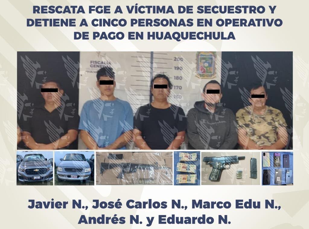 FGE, operativo, secuestradores, Atlixco, Huaquechula