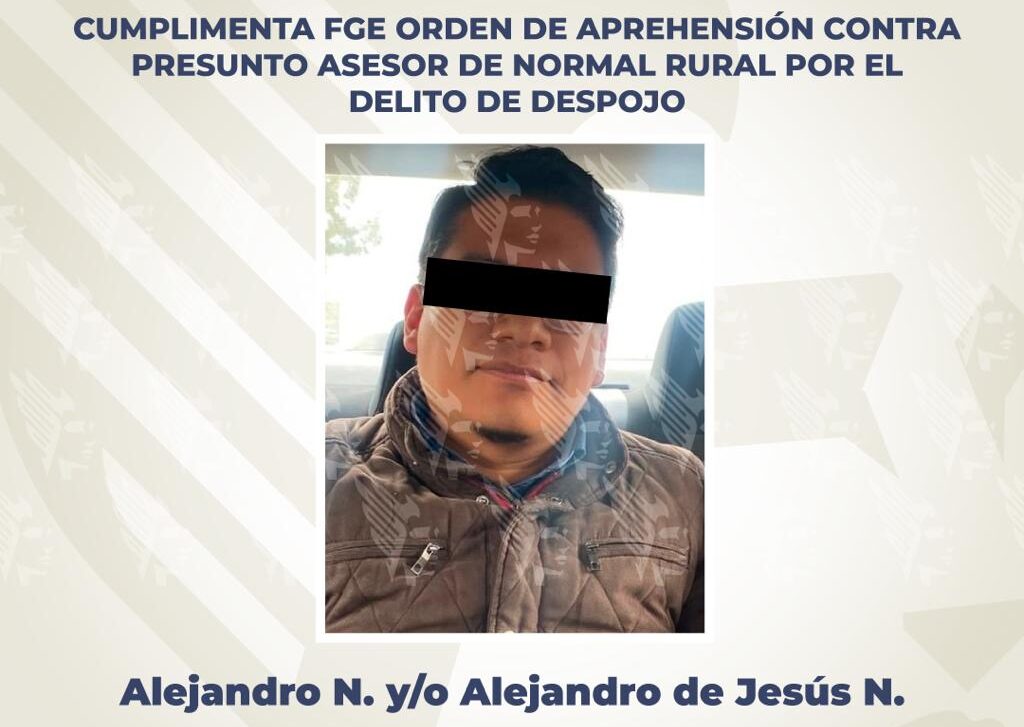 asesor, aprehendido, despojo, Normal de Teteles, quema de autobús, RUTA