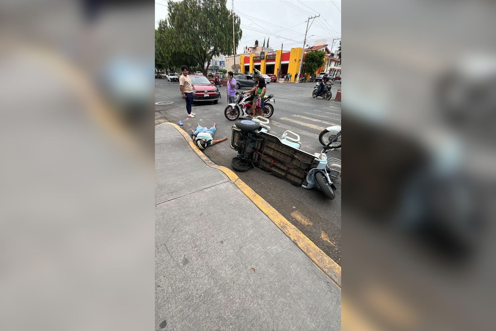 choque, bicicleta eléctrica, San Nicolás Tetitzintla, Tehuacán, IMSS