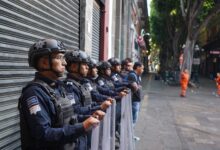 operativo, SSC, Gobernación, SSP, Corredor 5 de Mayo, comerciantes ambulantes
