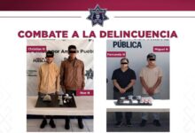 detenidos, narcomenudistas, Tehuacán, FGE