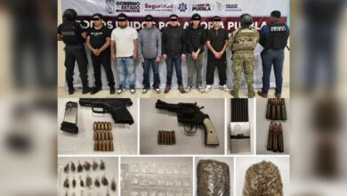 SSP, Marina, FGE, detenidos, Los Millonarios, Coronango, Cuautlancingo, Cholula, Puebla, robo de vehículos