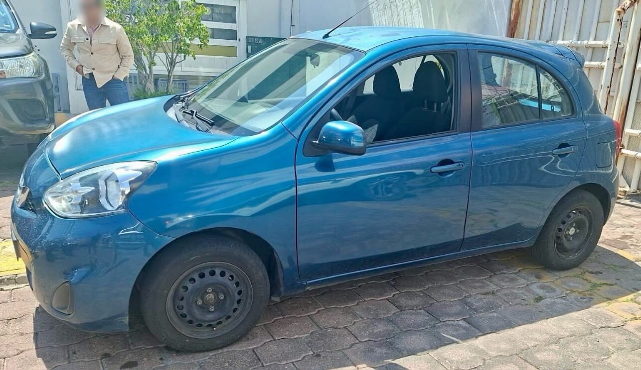 Policía Municipal, San Andrés, vehículo robado, violencia