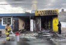 incendio, flamazo, Bomberos, Protección Civil, panadería, Tehuacán, lesionada