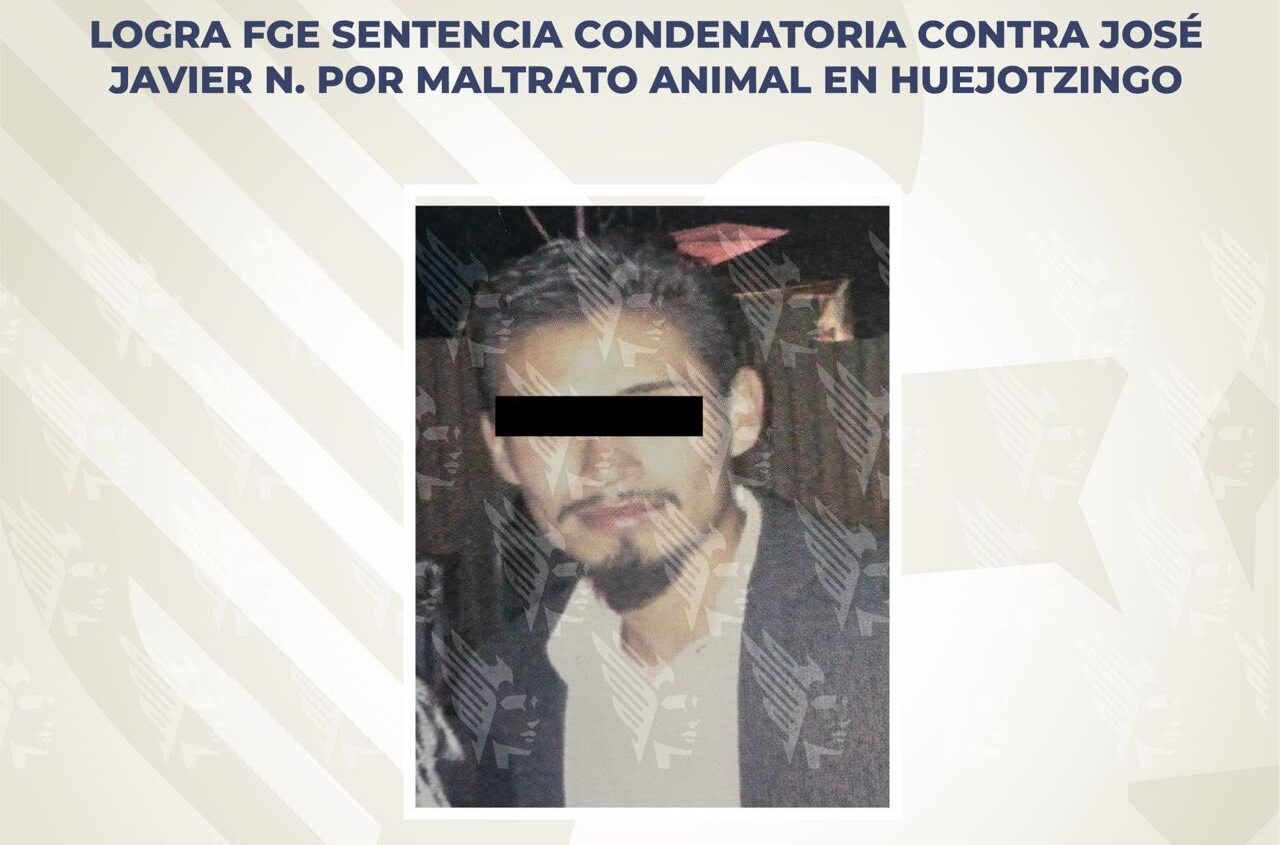 FGE, sentencia, maltrato animal, Huejotzingo